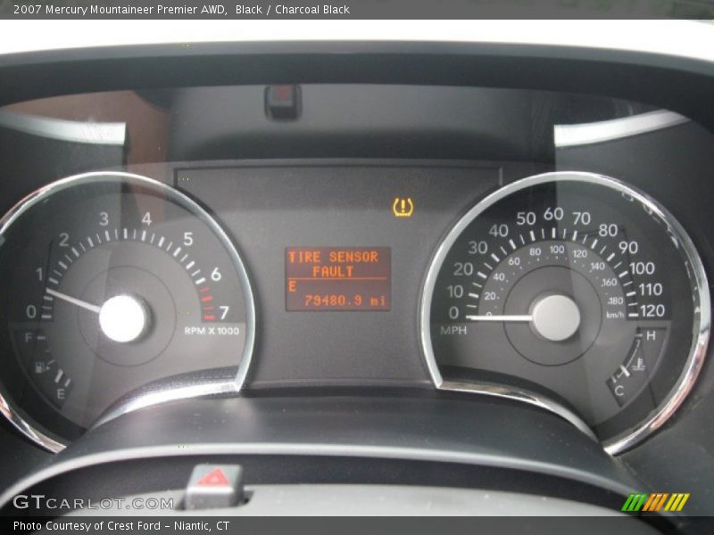 Black / Charcoal Black 2007 Mercury Mountaineer Premier AWD