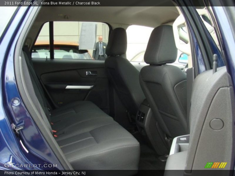 Kona Blue Metallic / Charcoal Black 2011 Ford Edge SE