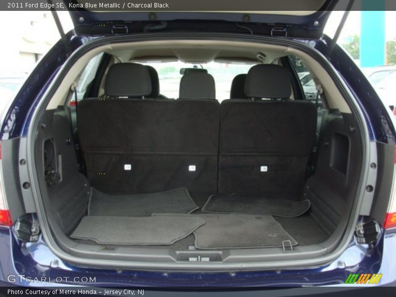 Kona Blue Metallic / Charcoal Black 2011 Ford Edge SE