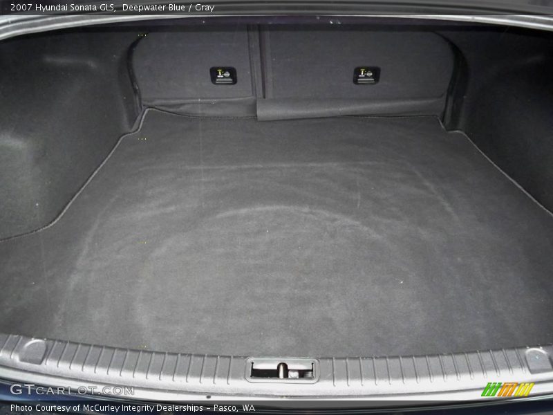 Deepwater Blue / Gray 2007 Hyundai Sonata GLS