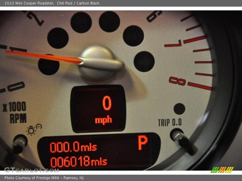 Chili Red / Carbon Black 2013 Mini Cooper Roadster