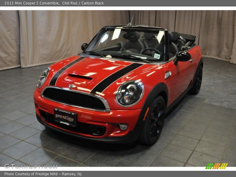 Chili Red / Carbon Black 2013 Mini Cooper S Convertible