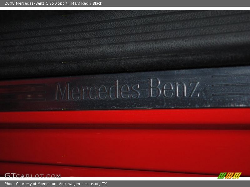 Mars Red / Black 2008 Mercedes-Benz C 350 Sport