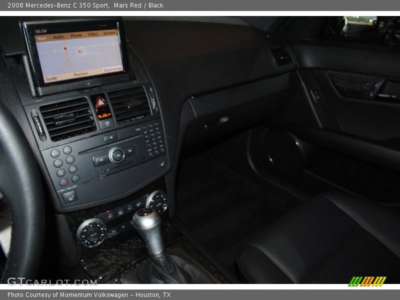 Mars Red / Black 2008 Mercedes-Benz C 350 Sport