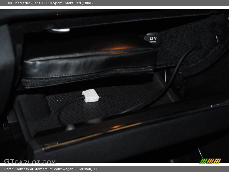 Mars Red / Black 2008 Mercedes-Benz C 350 Sport