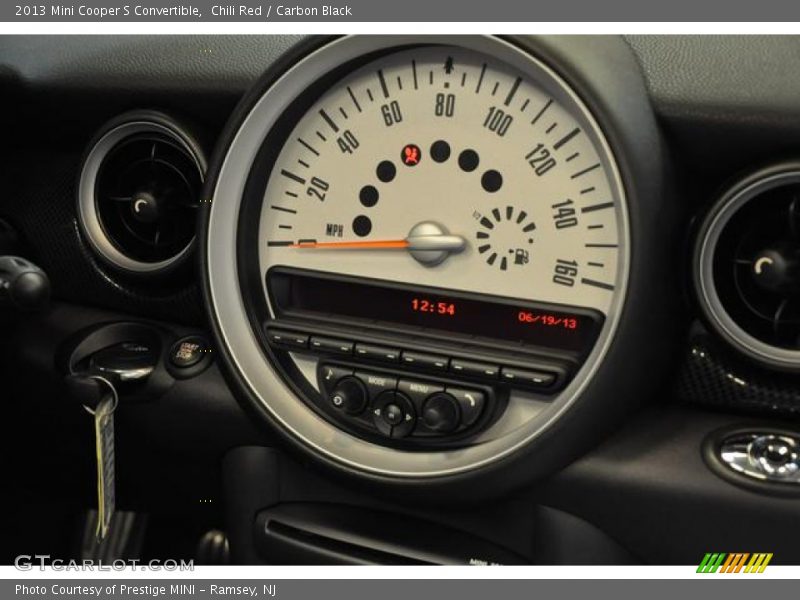 Chili Red / Carbon Black 2013 Mini Cooper S Convertible