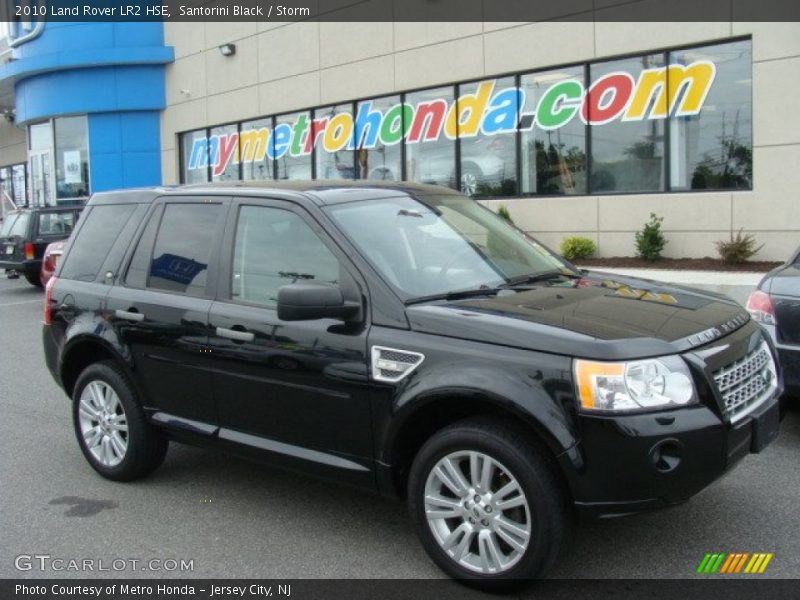 Santorini Black / Storm 2010 Land Rover LR2 HSE