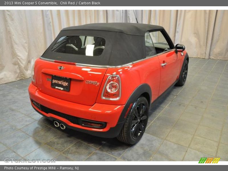 Chili Red / Carbon Black 2013 Mini Cooper S Convertible
