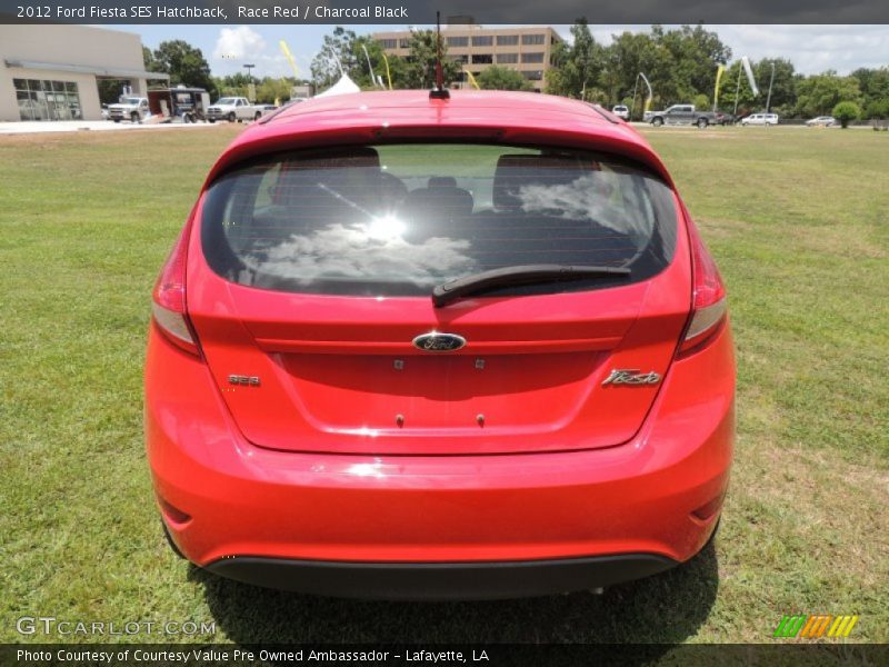 Race Red / Charcoal Black 2012 Ford Fiesta SES Hatchback