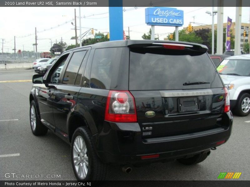 Santorini Black / Storm 2010 Land Rover LR2 HSE