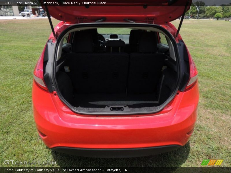 Race Red / Charcoal Black 2012 Ford Fiesta SES Hatchback