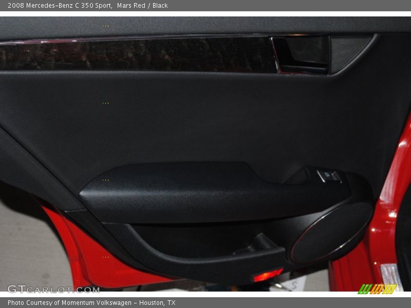 Mars Red / Black 2008 Mercedes-Benz C 350 Sport