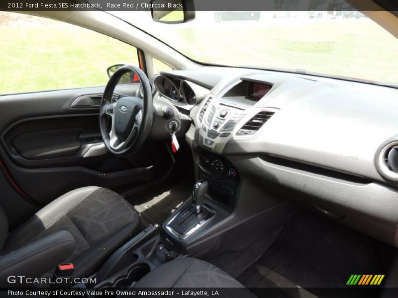 Race Red / Charcoal Black 2012 Ford Fiesta SES Hatchback