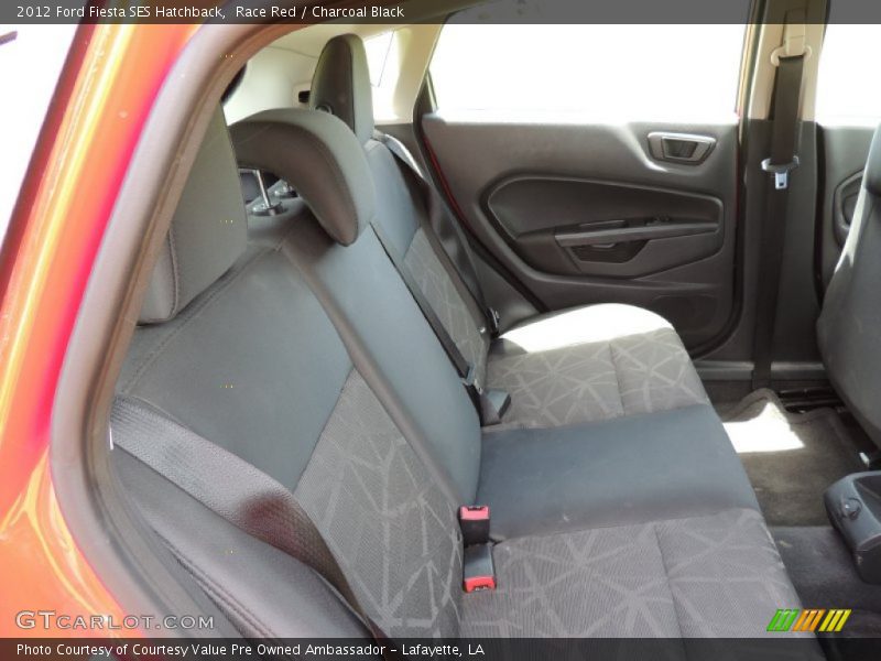 Race Red / Charcoal Black 2012 Ford Fiesta SES Hatchback