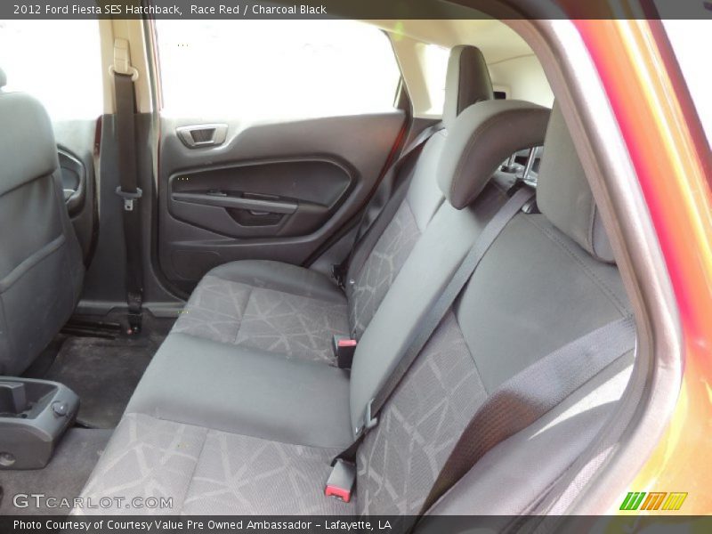 Race Red / Charcoal Black 2012 Ford Fiesta SES Hatchback