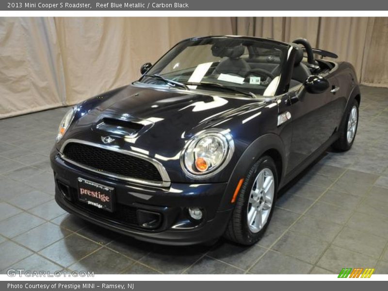 Reef Blue Metallic / Carbon Black 2013 Mini Cooper S Roadster