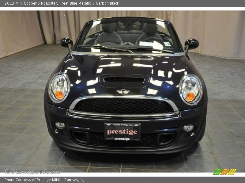 Reef Blue Metallic / Carbon Black 2013 Mini Cooper S Roadster