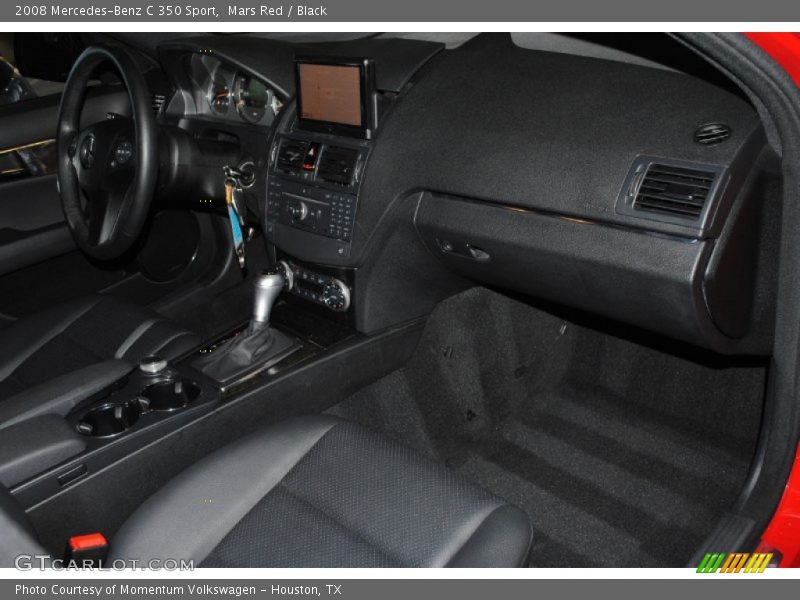 Mars Red / Black 2008 Mercedes-Benz C 350 Sport