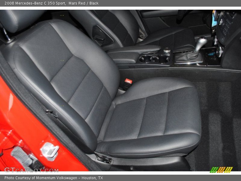 Mars Red / Black 2008 Mercedes-Benz C 350 Sport