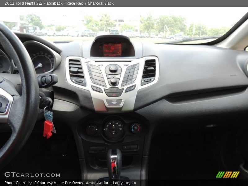 Race Red / Charcoal Black 2012 Ford Fiesta SES Hatchback