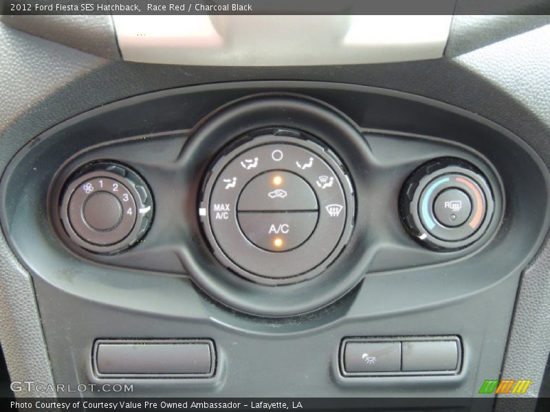 Race Red / Charcoal Black 2012 Ford Fiesta SES Hatchback