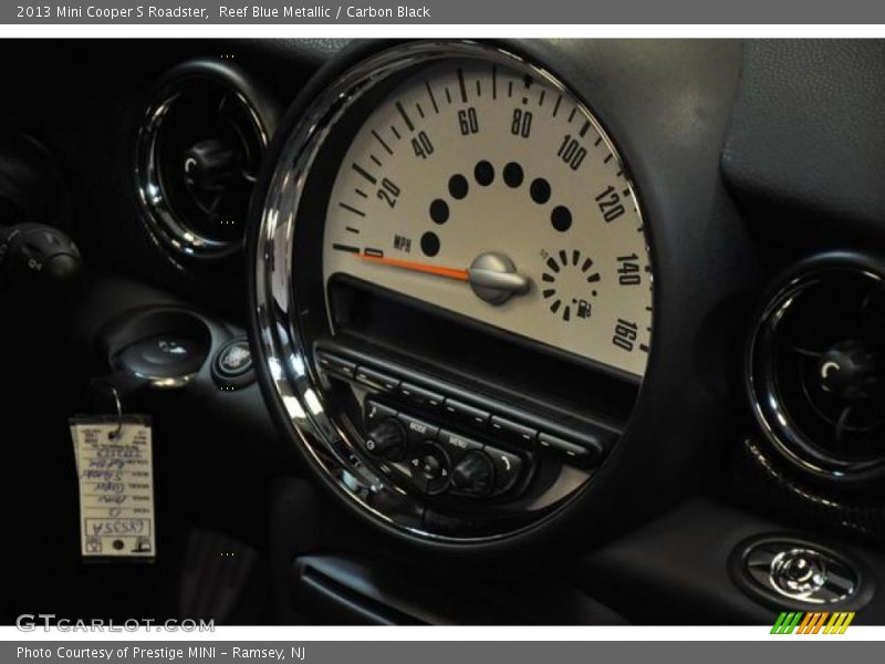 Reef Blue Metallic / Carbon Black 2013 Mini Cooper S Roadster