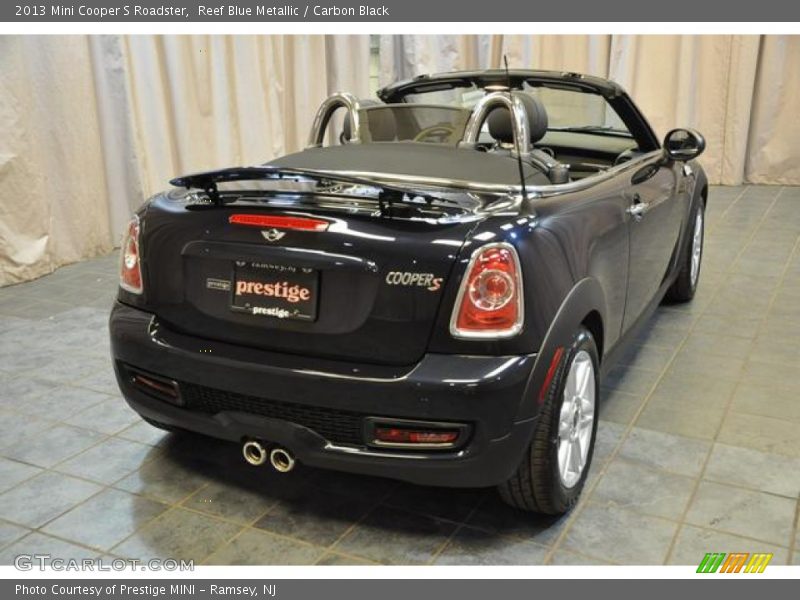 Reef Blue Metallic / Carbon Black 2013 Mini Cooper S Roadster