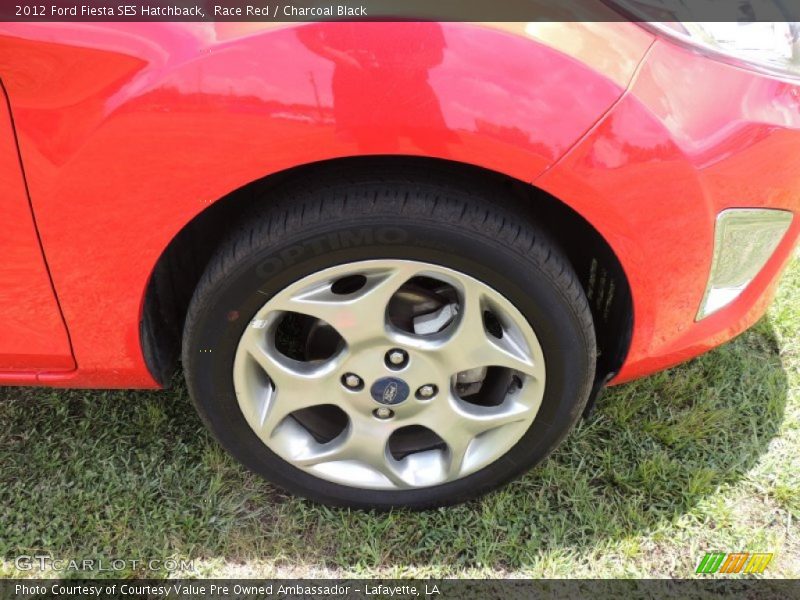 Race Red / Charcoal Black 2012 Ford Fiesta SES Hatchback
