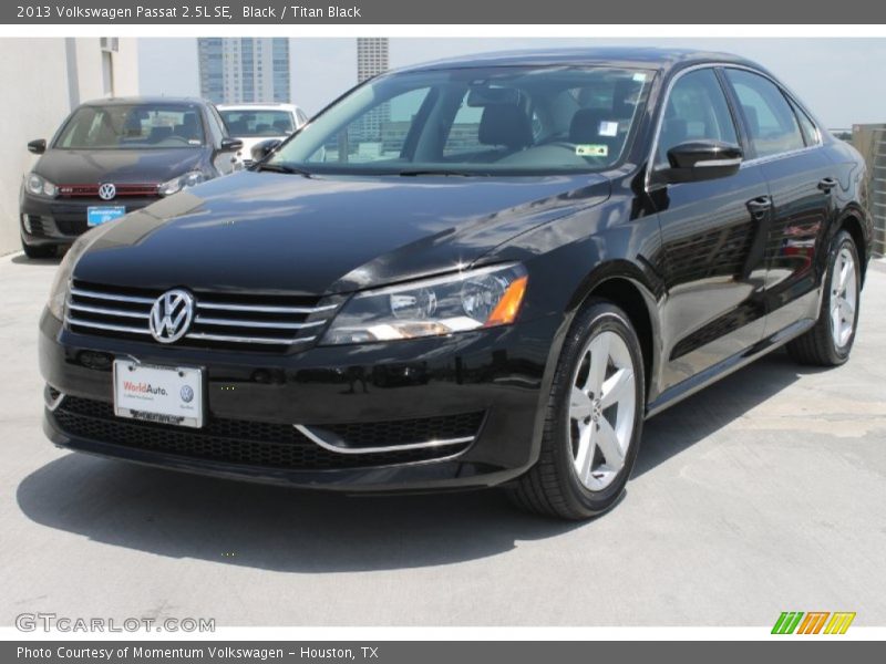 Black / Titan Black 2013 Volkswagen Passat 2.5L SE