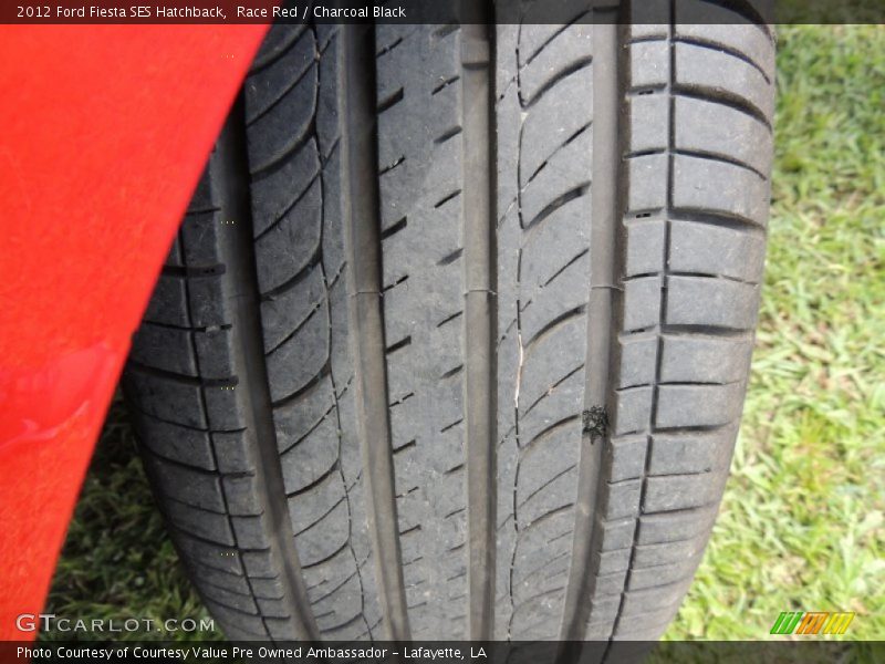 Race Red / Charcoal Black 2012 Ford Fiesta SES Hatchback
