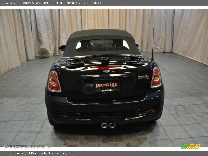 Reef Blue Metallic / Carbon Black 2013 Mini Cooper S Roadster