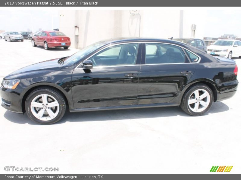 Black / Titan Black 2013 Volkswagen Passat 2.5L SE