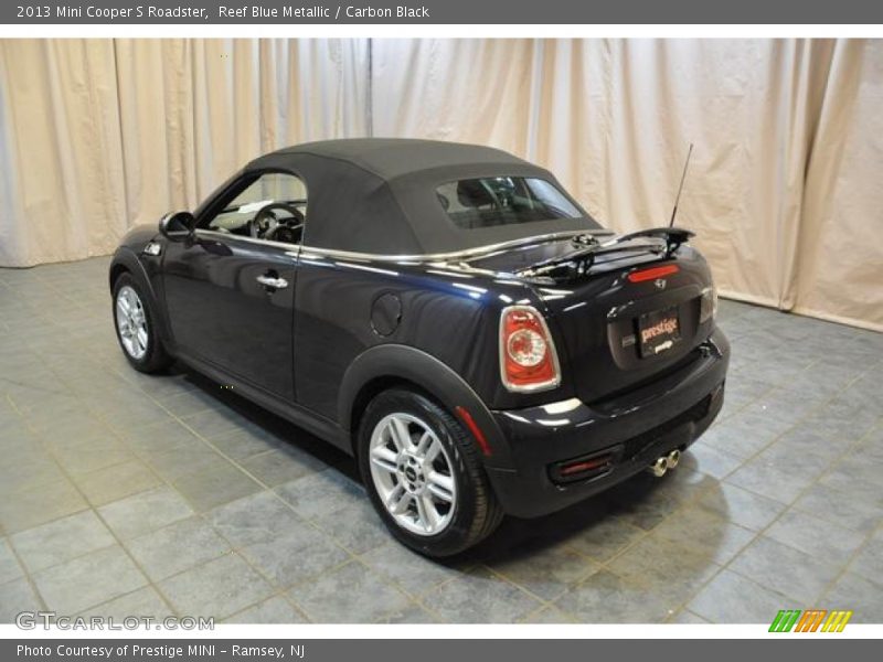 Reef Blue Metallic / Carbon Black 2013 Mini Cooper S Roadster