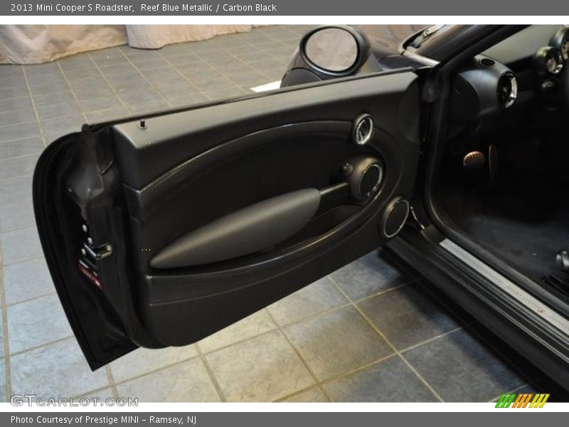 Reef Blue Metallic / Carbon Black 2013 Mini Cooper S Roadster