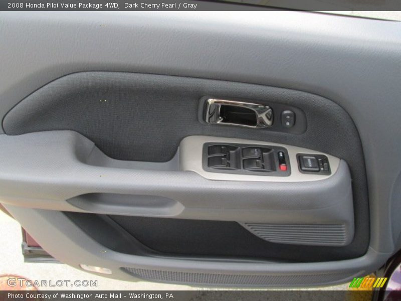 Dark Cherry Pearl / Gray 2008 Honda Pilot Value Package 4WD