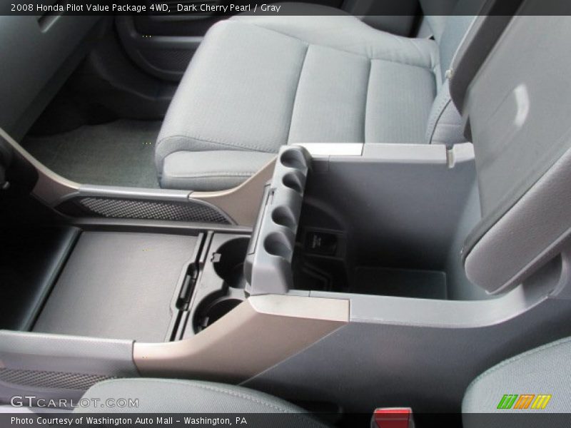 Dark Cherry Pearl / Gray 2008 Honda Pilot Value Package 4WD