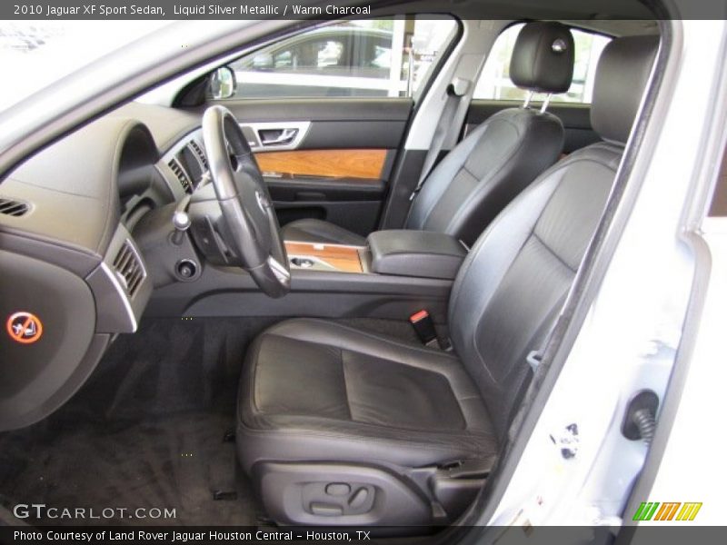 Liquid Silver Metallic / Warm Charcoal 2010 Jaguar XF Sport Sedan