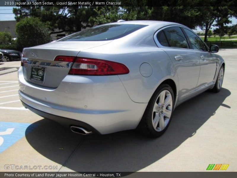 Liquid Silver Metallic / Warm Charcoal 2010 Jaguar XF Sport Sedan
