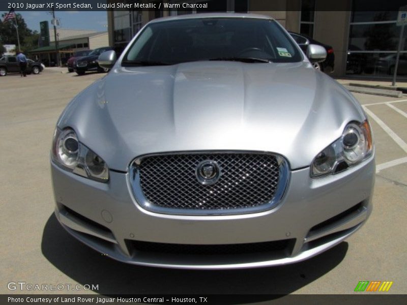 Liquid Silver Metallic / Warm Charcoal 2010 Jaguar XF Sport Sedan