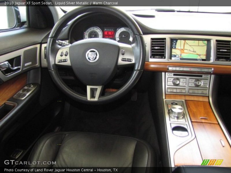 Liquid Silver Metallic / Warm Charcoal 2010 Jaguar XF Sport Sedan