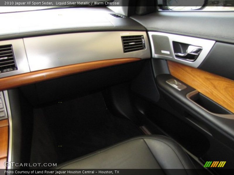 Liquid Silver Metallic / Warm Charcoal 2010 Jaguar XF Sport Sedan