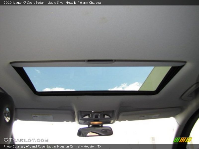 Liquid Silver Metallic / Warm Charcoal 2010 Jaguar XF Sport Sedan