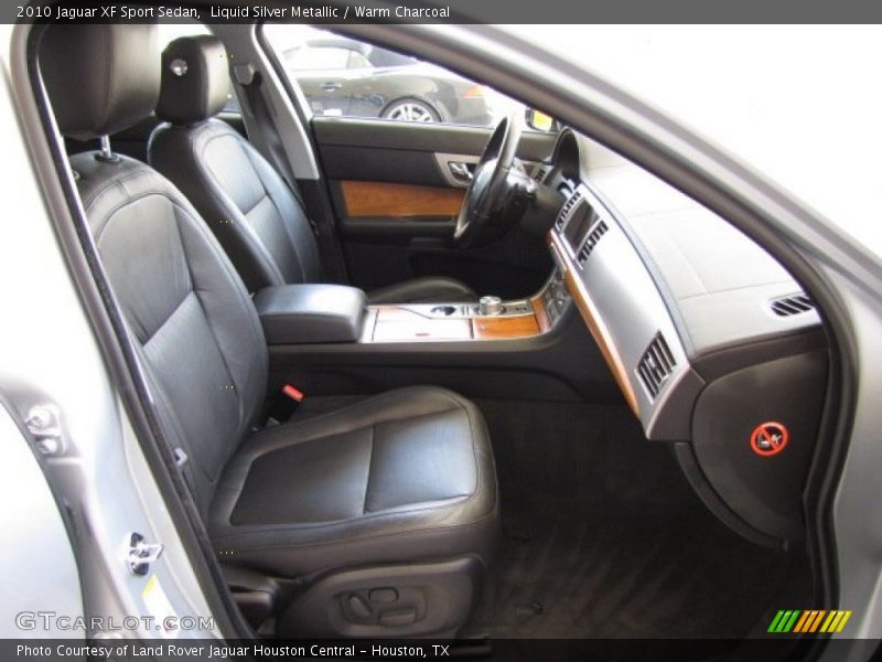 Liquid Silver Metallic / Warm Charcoal 2010 Jaguar XF Sport Sedan
