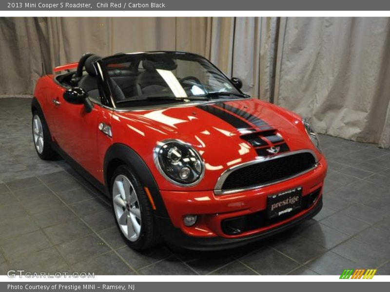 Chili Red / Carbon Black 2013 Mini Cooper S Roadster