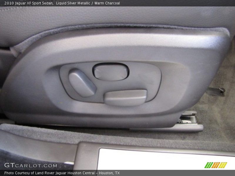 Liquid Silver Metallic / Warm Charcoal 2010 Jaguar XF Sport Sedan