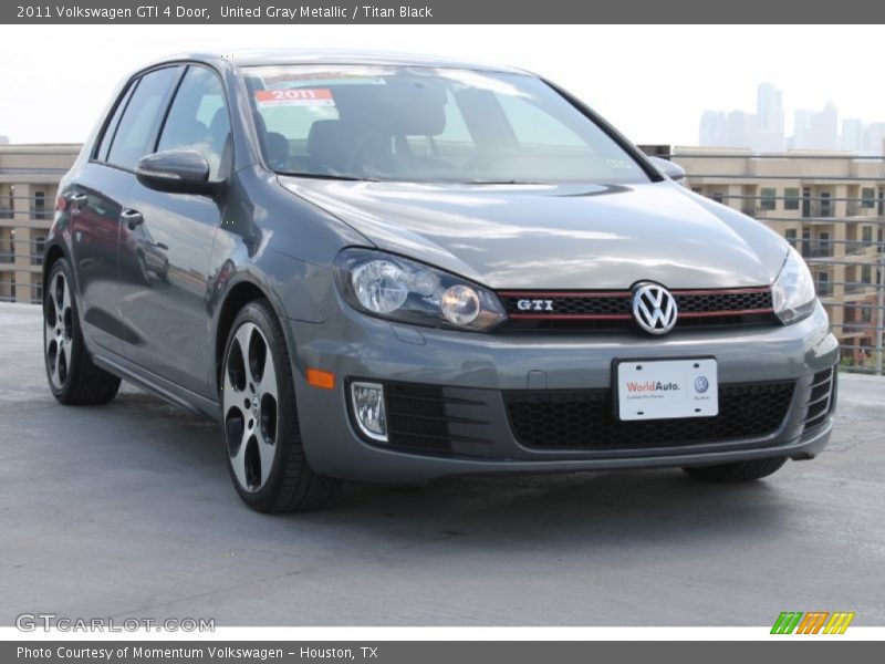 United Gray Metallic / Titan Black 2011 Volkswagen GTI 4 Door