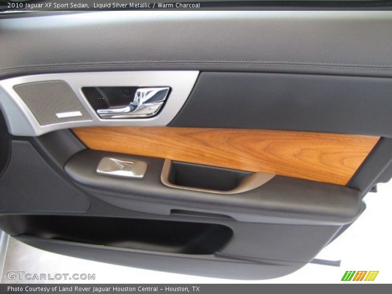 Liquid Silver Metallic / Warm Charcoal 2010 Jaguar XF Sport Sedan