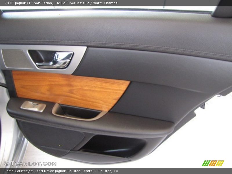 Liquid Silver Metallic / Warm Charcoal 2010 Jaguar XF Sport Sedan