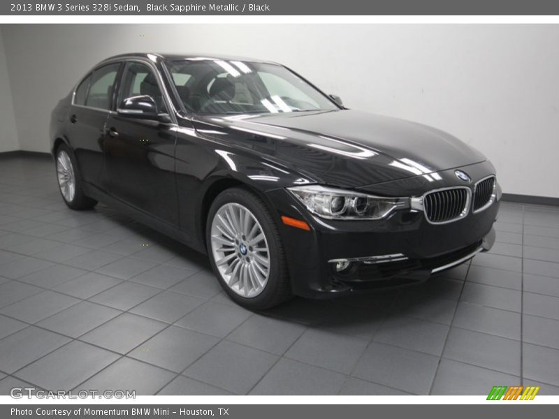 Black Sapphire Metallic / Black 2013 BMW 3 Series 328i Sedan