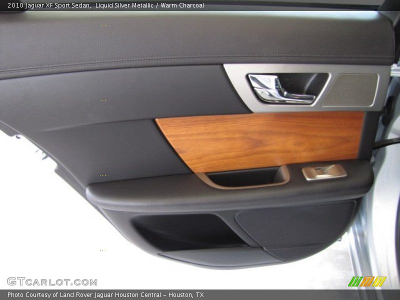 Liquid Silver Metallic / Warm Charcoal 2010 Jaguar XF Sport Sedan